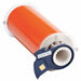 D9021 ContinuousLabelStock Orange Gloss 8inW