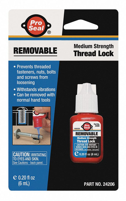 Removable Threadlocker 6mL Bottle Blue