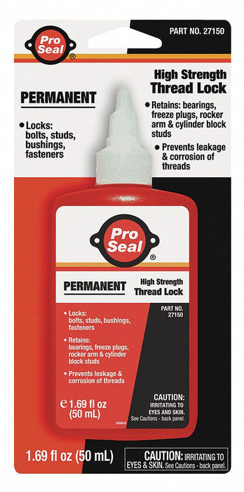 Permanent Threadlocker 50mL Bottle Red