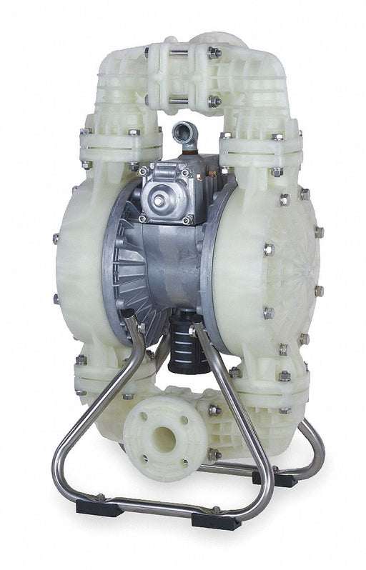 Dbl DphrmPmp Flange PTFE/PP 1/2in 120gpm