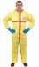 Collared Coverall Open Yellow XL PK6
