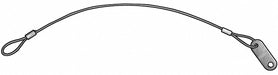 Tool Lanyard 18 in L Nylon Jacket PK5