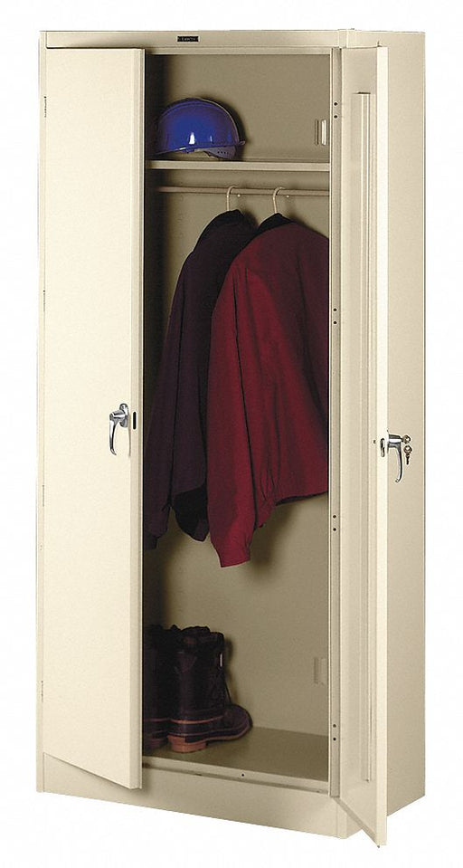 Storage Cabinet 78 x36 x18 Putty 1Shlv