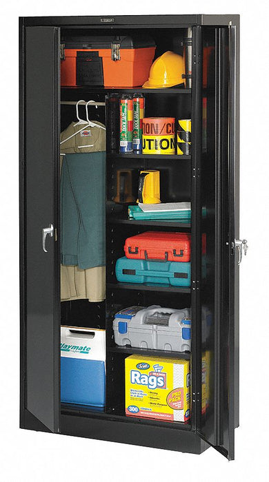 Combo Storage Cabinet Welded Black