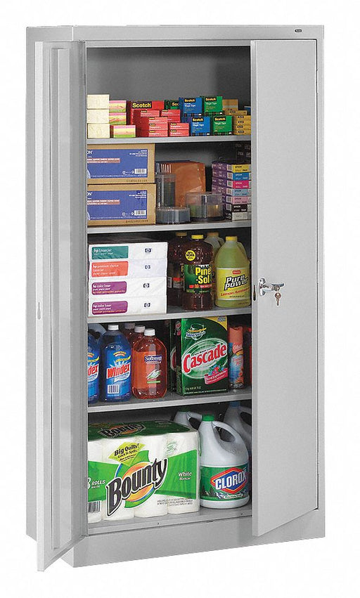 Storage Cabinet 72 x36 x18 LtGry 4Shlv