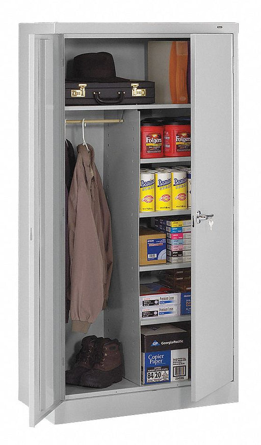 Storage Cabinet 72 x36 x18 LtGry 5Shlv
