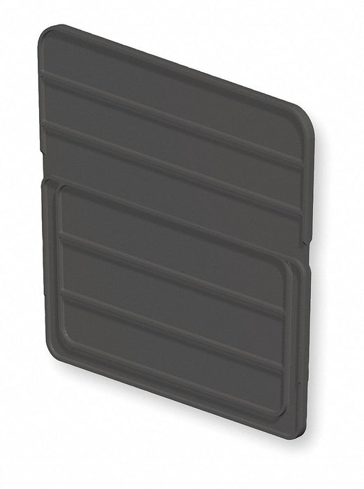 BinDivider 9.625inL Plastic Black PK6