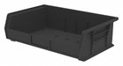 F8695 Hang and Stack Bin Black Plastic 5 in