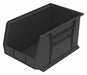 F8691 Hang and Stack Bin Black Plastic 10 in