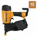 AirNailGun Yellow 1/4in NPT Aluminum