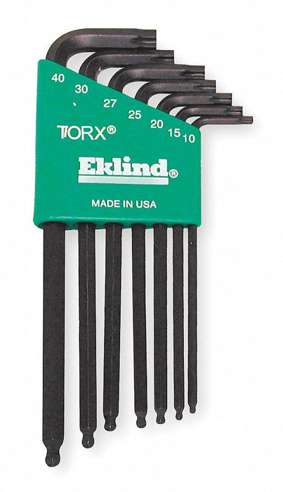 Torx Key Set L Shape 3 3/8 to 4 7/8 in