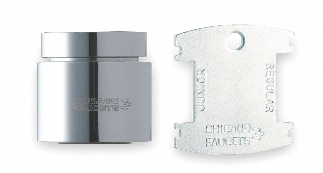 Spray Outlet Brass 13/16 in - 24 Chrome