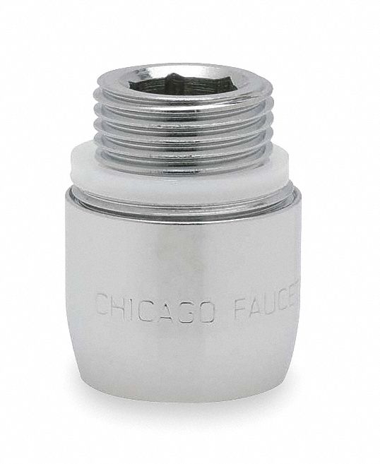 Aerated Outlet Brass 3/8 in - 18 Chrome