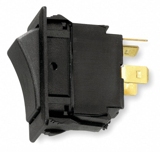 MarineRockerSwtch NoLens/Lamp Blk On/Off