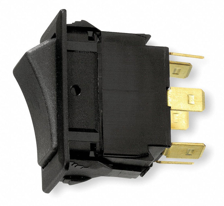MarinRockSwtch NoLens/Lamp Blk On/Off/On