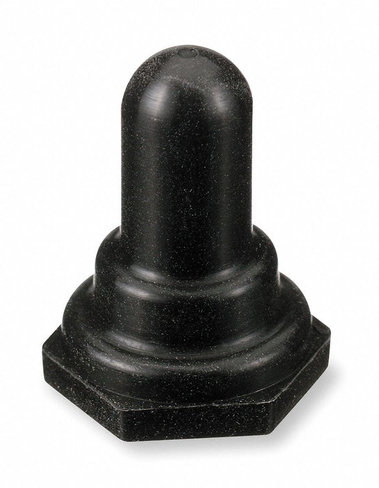 Toggle Switch Boot Black Silicone