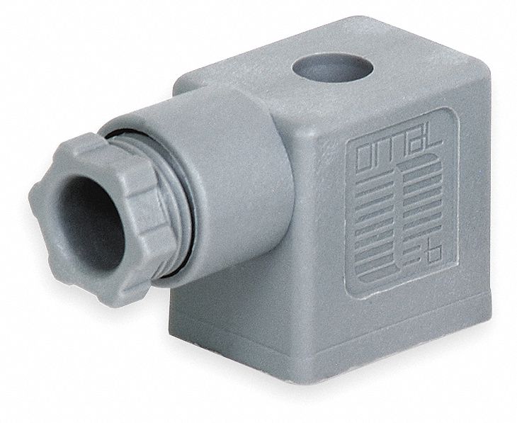 Solenoid Coil Connector 2 Pin 22 mm
