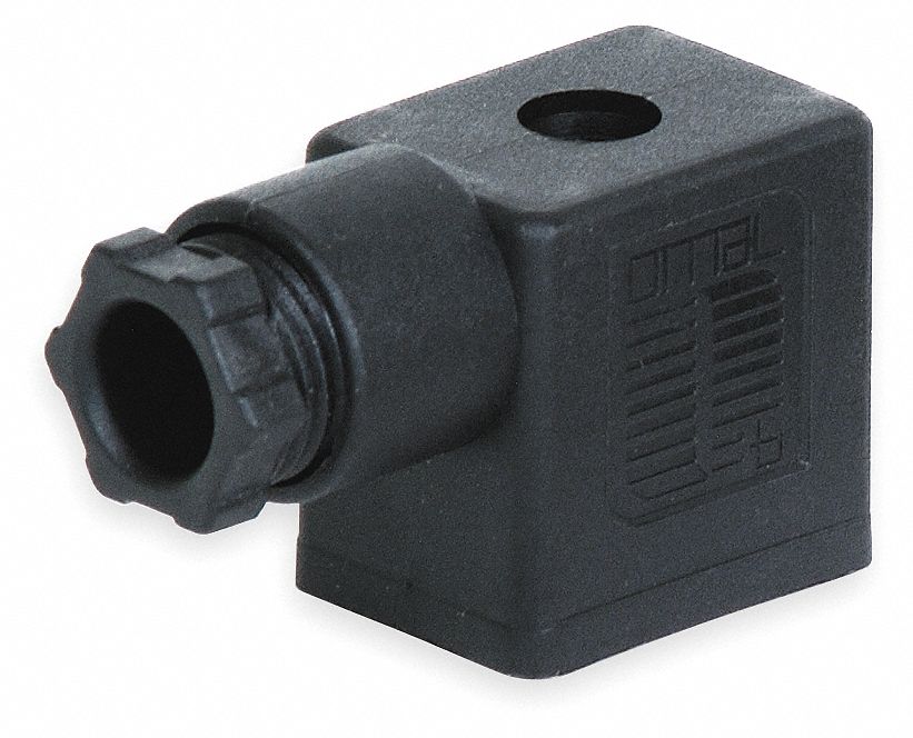 Solenoid Coil Connector 2 Pin 22 mm