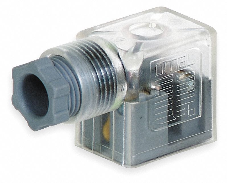 Solenoid Coil Connector 2 Pin 22 mm