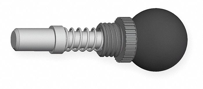 Quick Release Pin Straight Tip Ball Knob