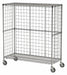 Wire Cart 3-Sided 24 in W 60 in L