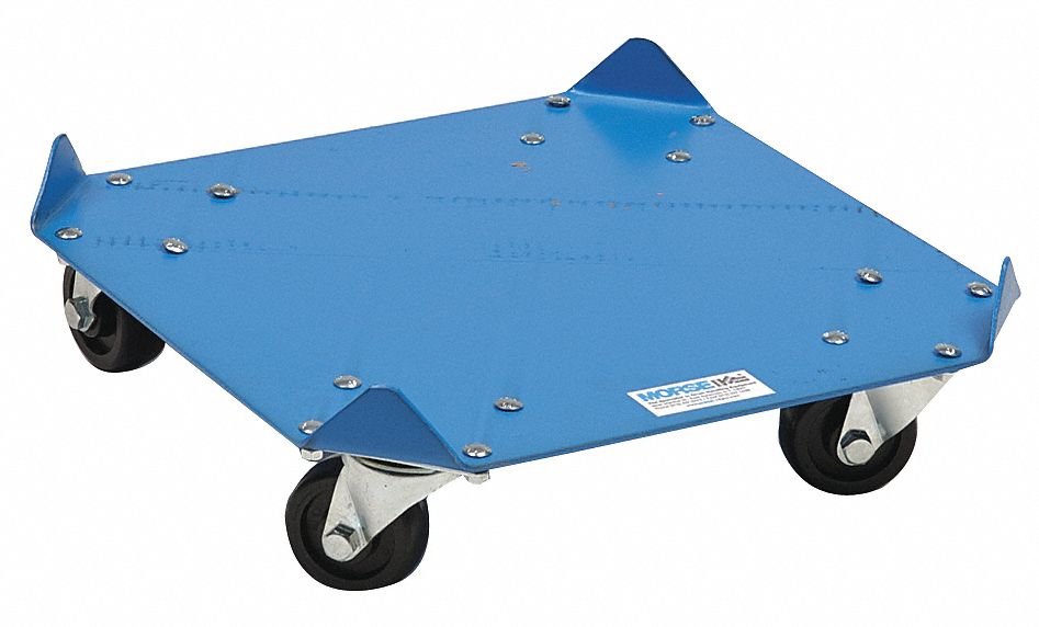 Drum Dolly 30 gal 17.125 in L Blue