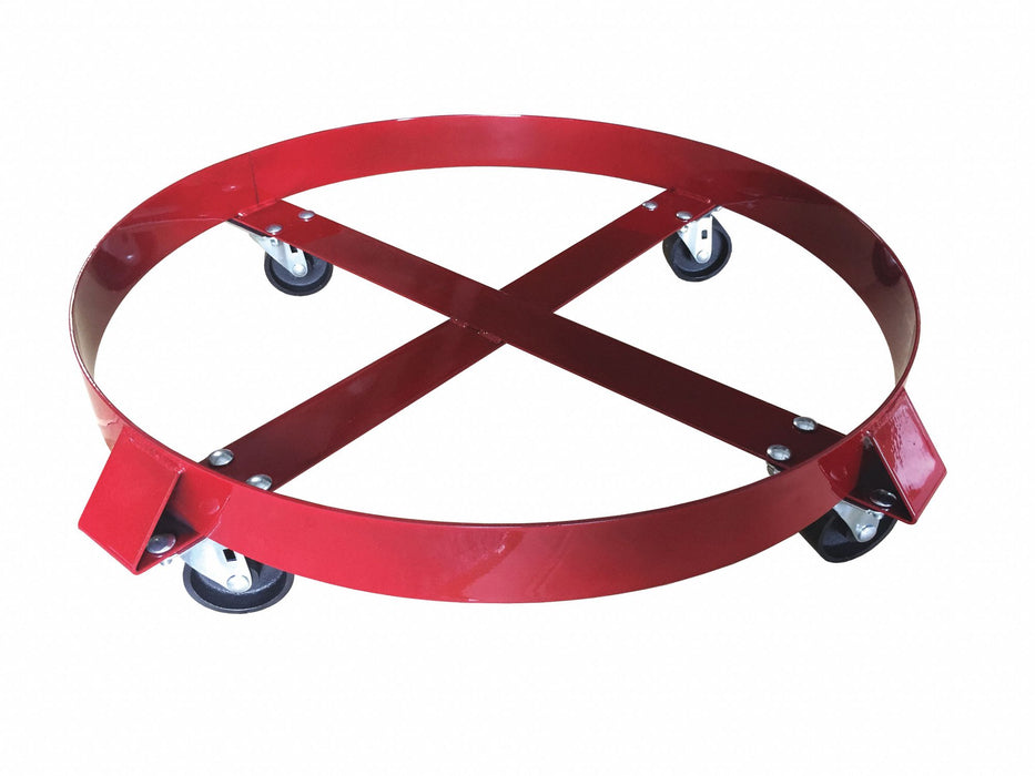 Drum Dolly 85 gal 30.75 in L Red