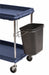 Wastebasket Black Plastic 27-1/2 in H