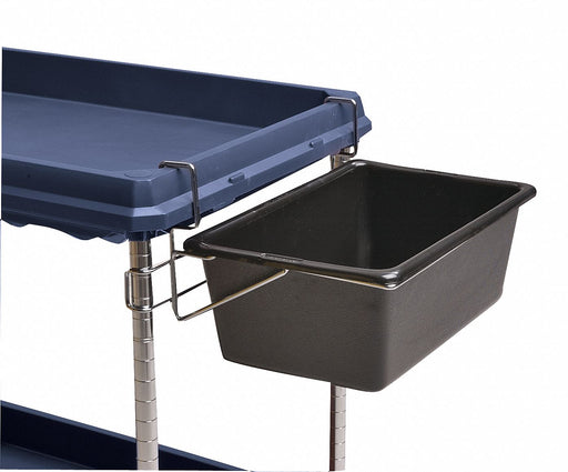 Utility Bin Black ABS Thermoplastic