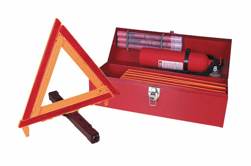 Roadside Emergency Kit/Triangle 8 Piece