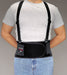 Back Support w/Suspenders Black L
