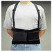 Back Support w/Suspenders Black L
