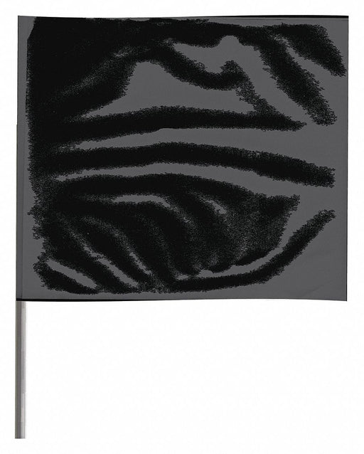 MarkingFlag Black Vinyl 4inH PK100