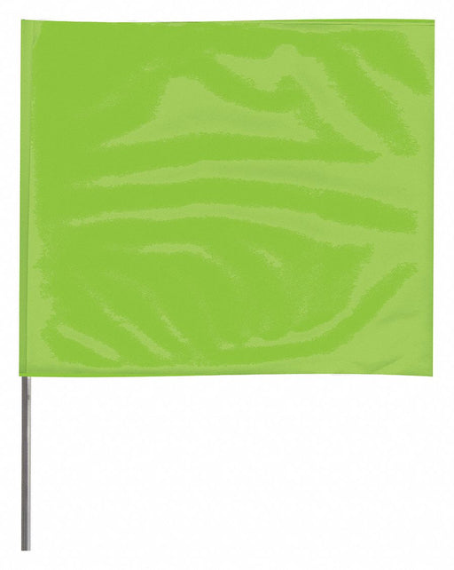 MarkingFlag FluorLime Vinyl 4inH PK100