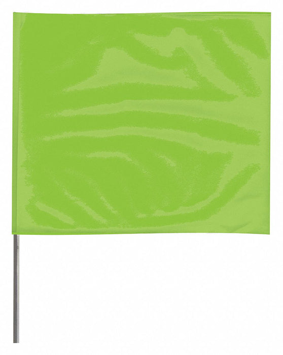 MarkingFlag FluorLime Vinyl 4inH PK100