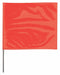 MarkingFlag FluorRed Vinyl 4inH PK100
