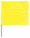 Marking Flag 21  Glo Yellow PVC PK100