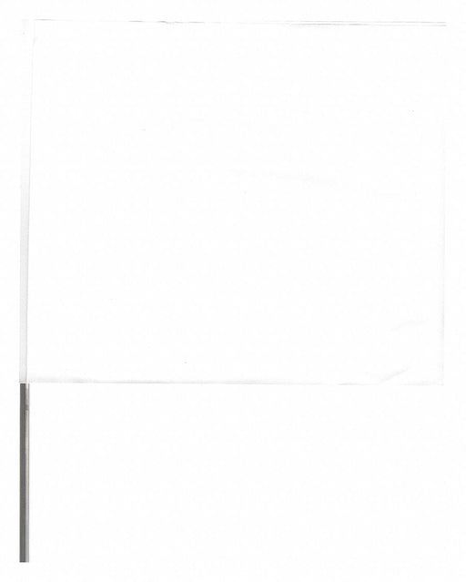MarkingFlag White Vinyl 4inH PK100