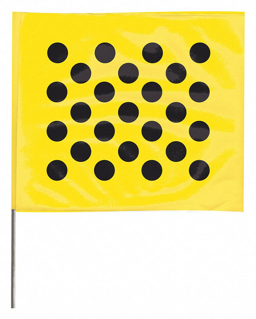 MarkingFlag Black/Yellow Vinyl PK100