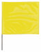 MarkingFlag Yellow Vinyl 2-1/2inH PK100