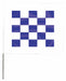 Marking Flag 30  Blue/White PVC PK100