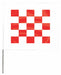 Marking Flag 30  Red/White PVC PK100