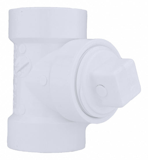 PVC Tee 11/2in 11/2inHub 11/2inNPT