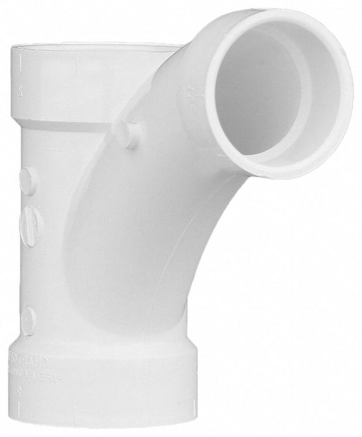 PVC Double Wye 3 in Hub 3 in Hub 