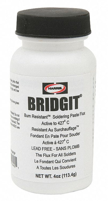 HARRIS 4oz Brush Cap Jar Solder Paste