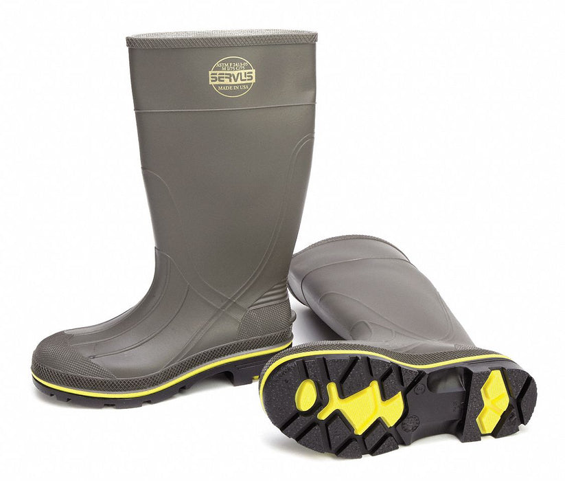 D0378 Rubber Boot Men s 8 Knee Gray PR