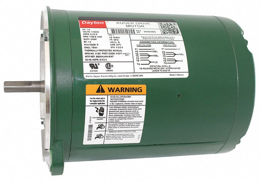 Auger Drive Motor 56YZ 1/3 hp