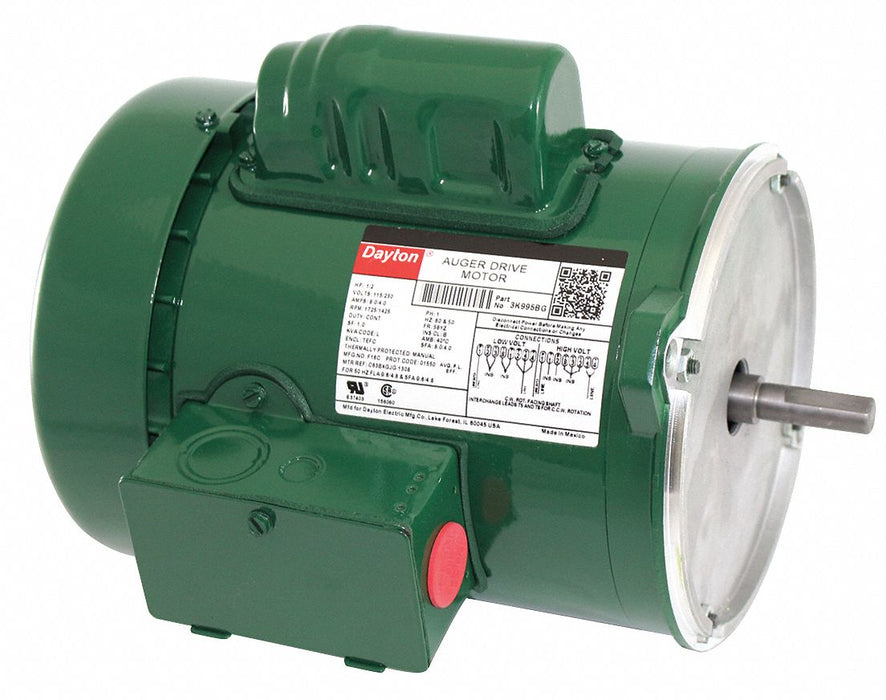 Auger Drive Motor 56YZ 1/2 hp