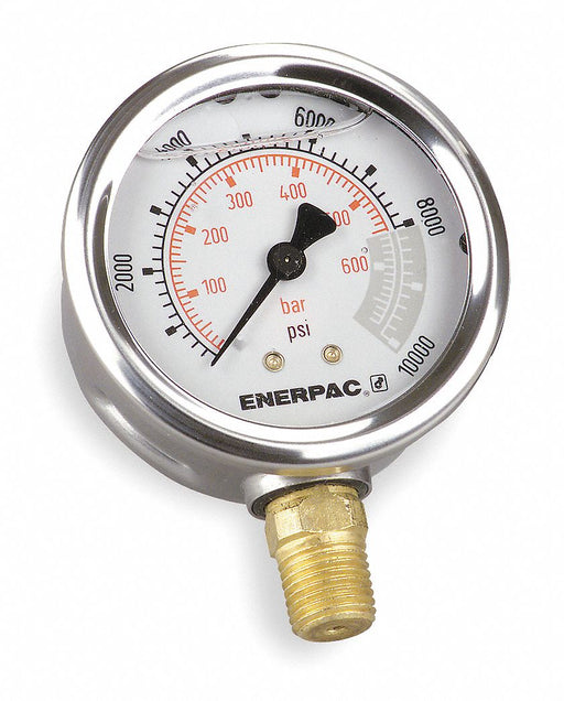 Pressure Gauge 0 to 10000 psi 4 Dial