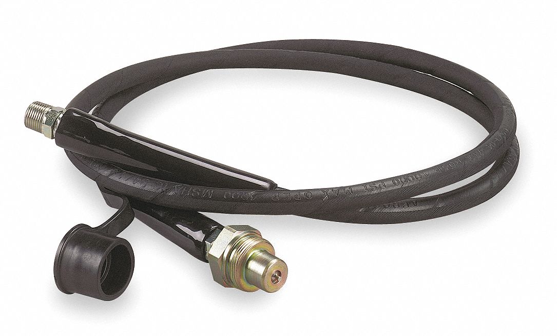 Hydraulic Hose Assembly 1/4 ID x 6 ft.